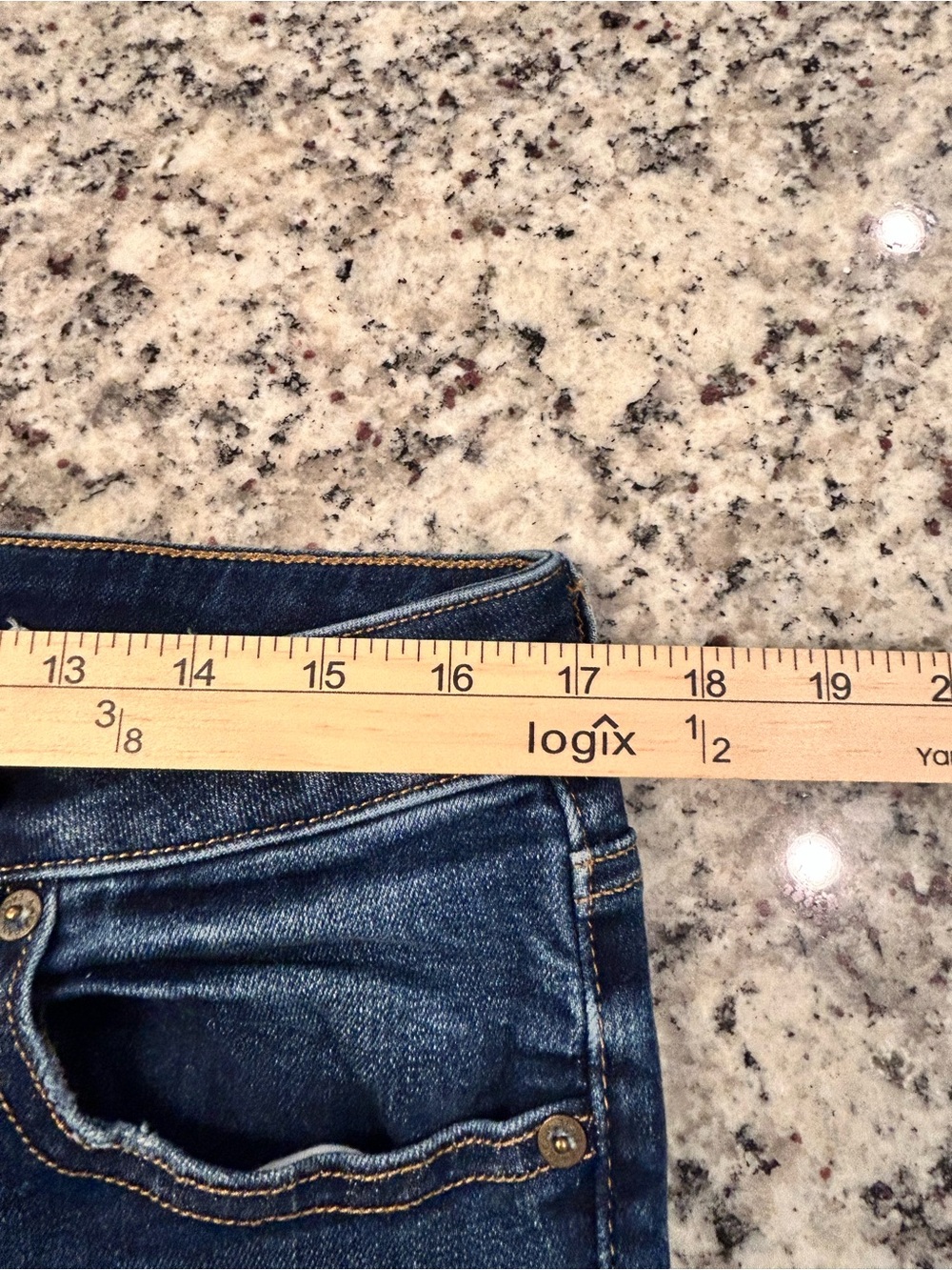 American Eagle Favorite Boyfriend Super Stretch Jeans 14 Denim Casual Bootcut - Picture 7 of 11